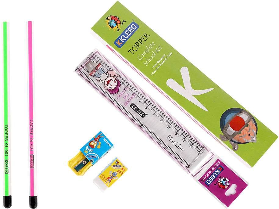 Math Set W 7 Pencil Compass Eraser Sharpener Ruler - Pencil Rubber Sharpener Scale (1000x744)