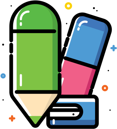 Colorful, Picturesque, Eraser, Office, Bureau, Remove, - Pencil Sharpener (512x512)