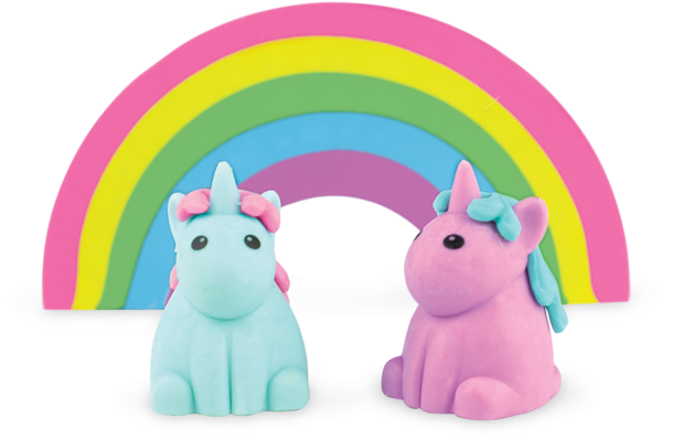 Unique Unicorn Strawberry Scented Erasers - Eraser (800x800)