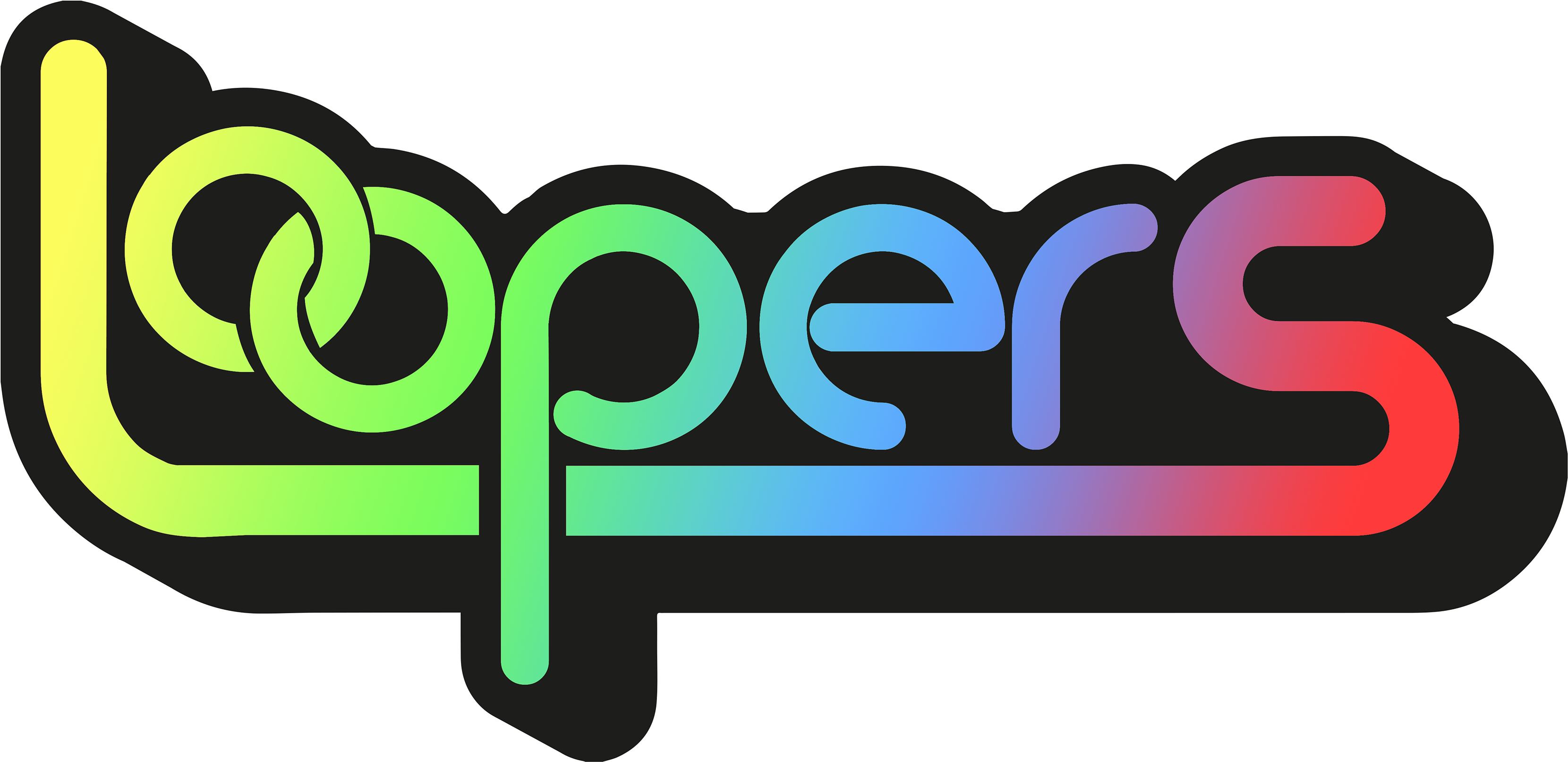 Rubber Band Shoe Lace Company Project "loopers" - Graphic Design (3840x3840)