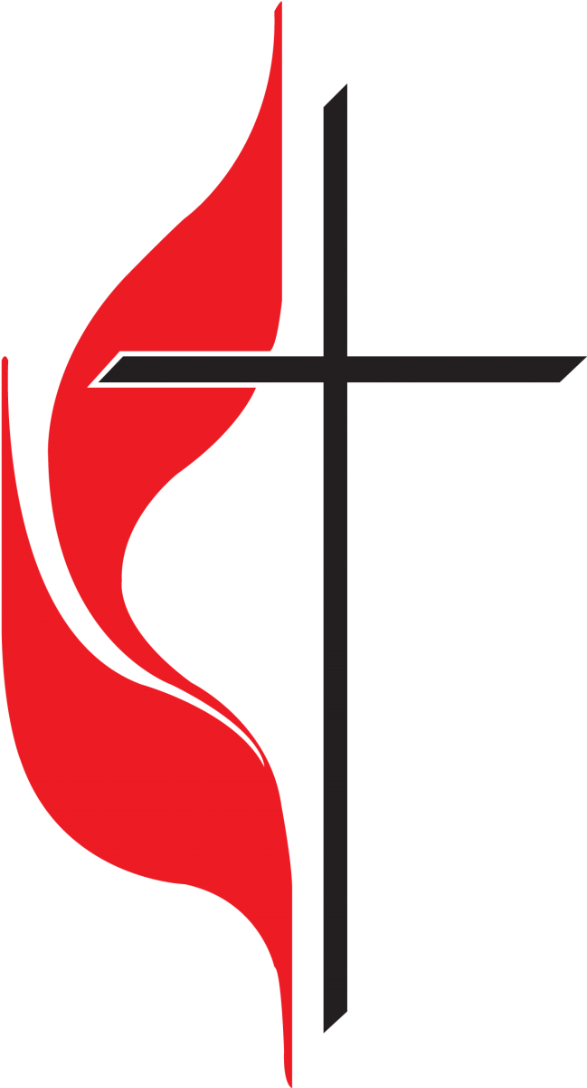 Northern Illinois Conference Day Of Prayer For General - Methodist Cross And Flame (656x1200)