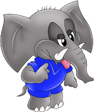 Cute Baby Elephant Images - Quotation (400x400)