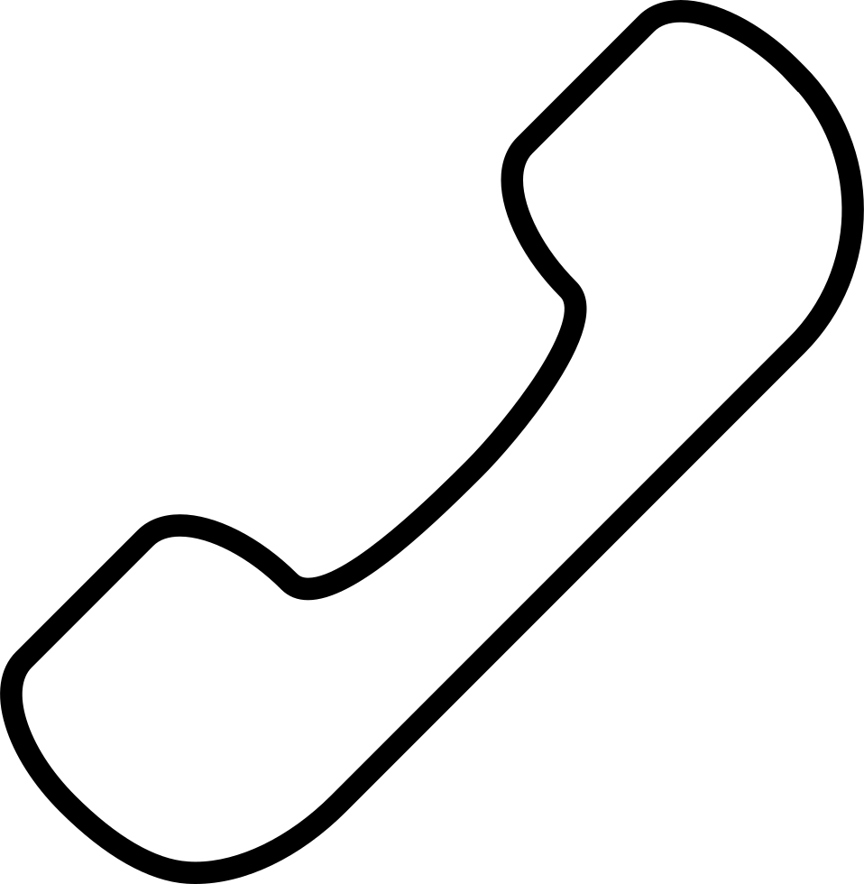 Telephone Clipart Outline - Telephone Outline (958x980)