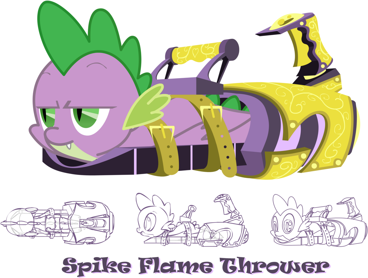 Flamingorich 428 155 Spike Flame Thrower By Flamingorich - Game Night Clip Art (1600x1067)