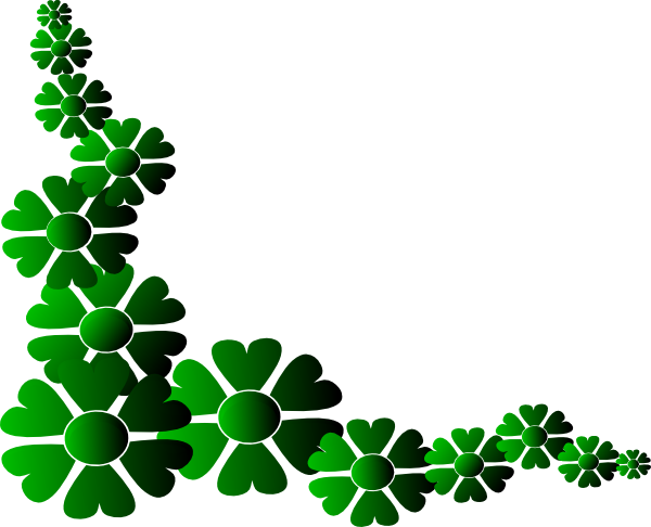 Flower Pink Border Design Clipart (600x486)