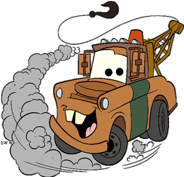 Tow Truck Scribblenauts - Tow Mater Clip Art (375x361)