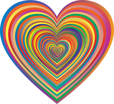 Colorful Prismatic Chromatic Rainbow Psych - Late Late Mi Corazon Para Colorear (374x340)