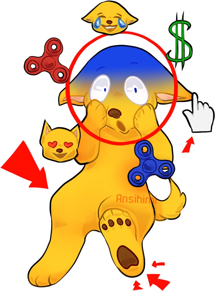 Clickbait Dog By Ansihimi - Cartoon (782x1022)