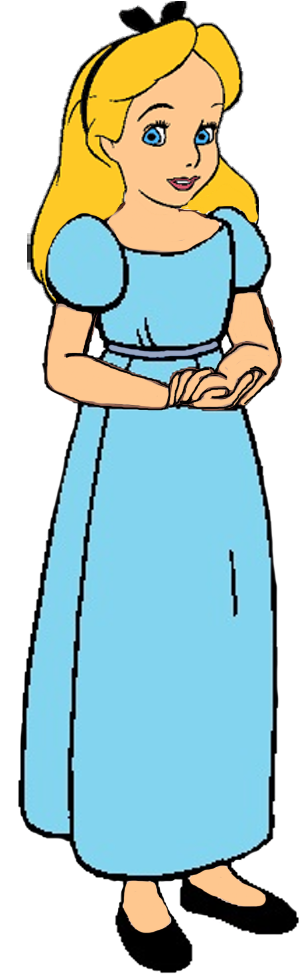 Alice As Wendy Darling By Darthraner83 - Cartoon (466x992)