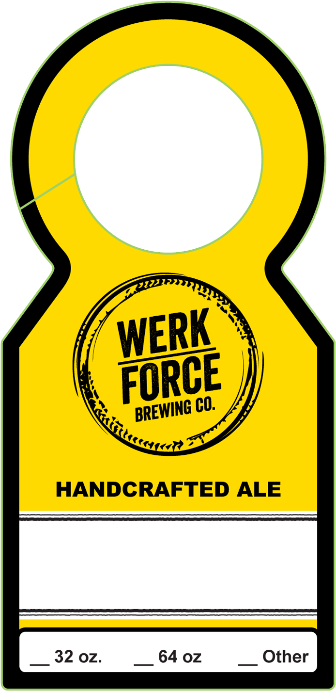 Here Are Some Example Of Custom Growler Tags We Have - Sign (769x1500)