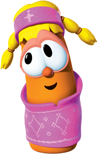 Laura Carrot - Veggietales Characters (460x500)