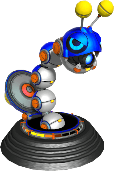 Sonic Generations Sandworm Statue From The Official - Robot Di Sonic Generations (400x597)