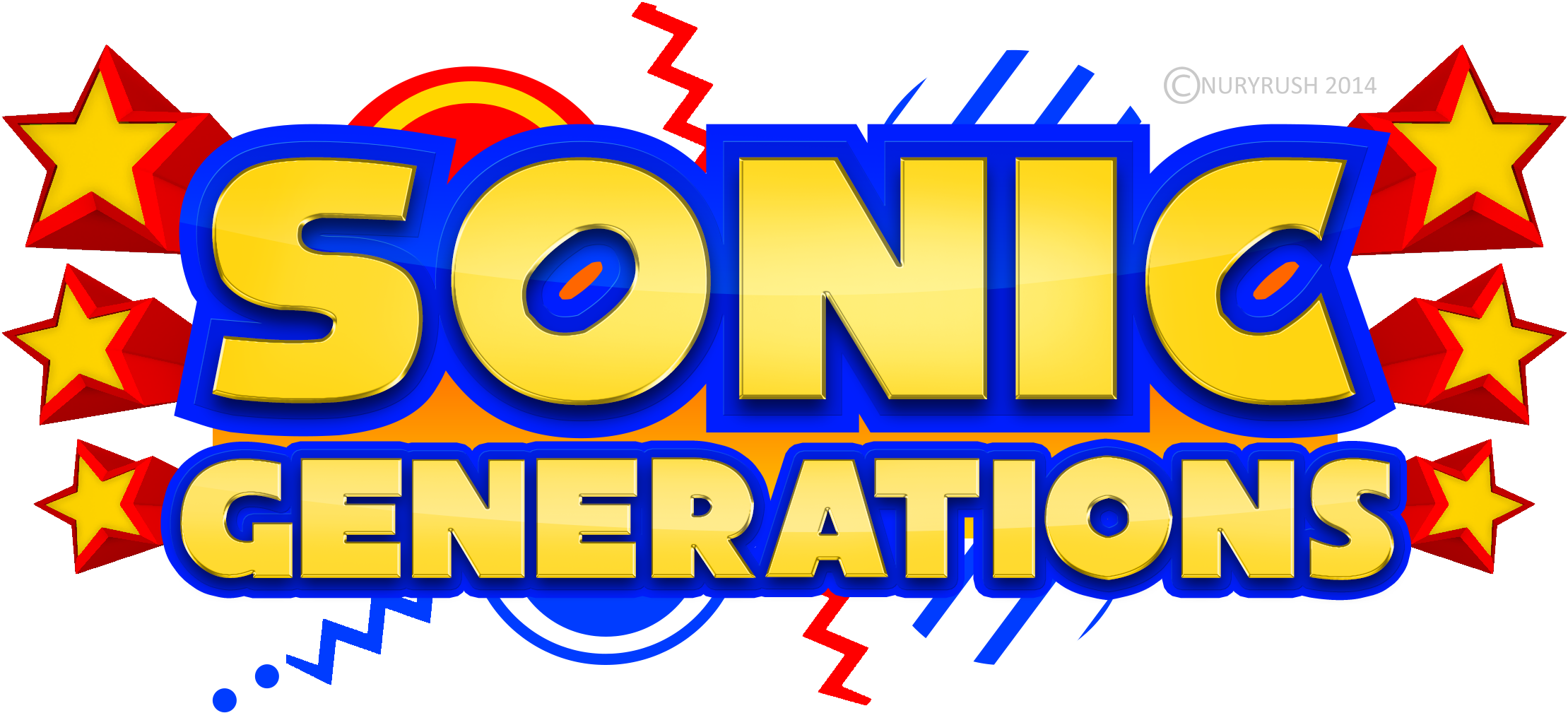 Sonic Generations Logo Remade By Nuryrush Sonic Generations - Sonic Generations (2289x1177)