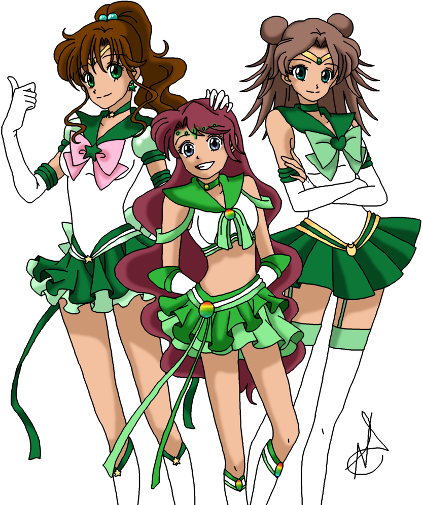 Jupiter By Nads6969 Three Generations - Sailor Jupiter Generation (1024x1044)