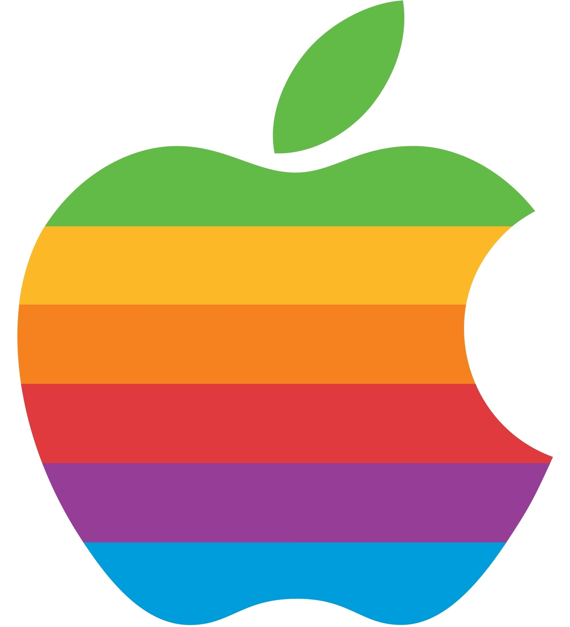 Anniversaries Are A Good Time To Look A Back And Reflect - Rainbow Apple Logo (6000x2200)