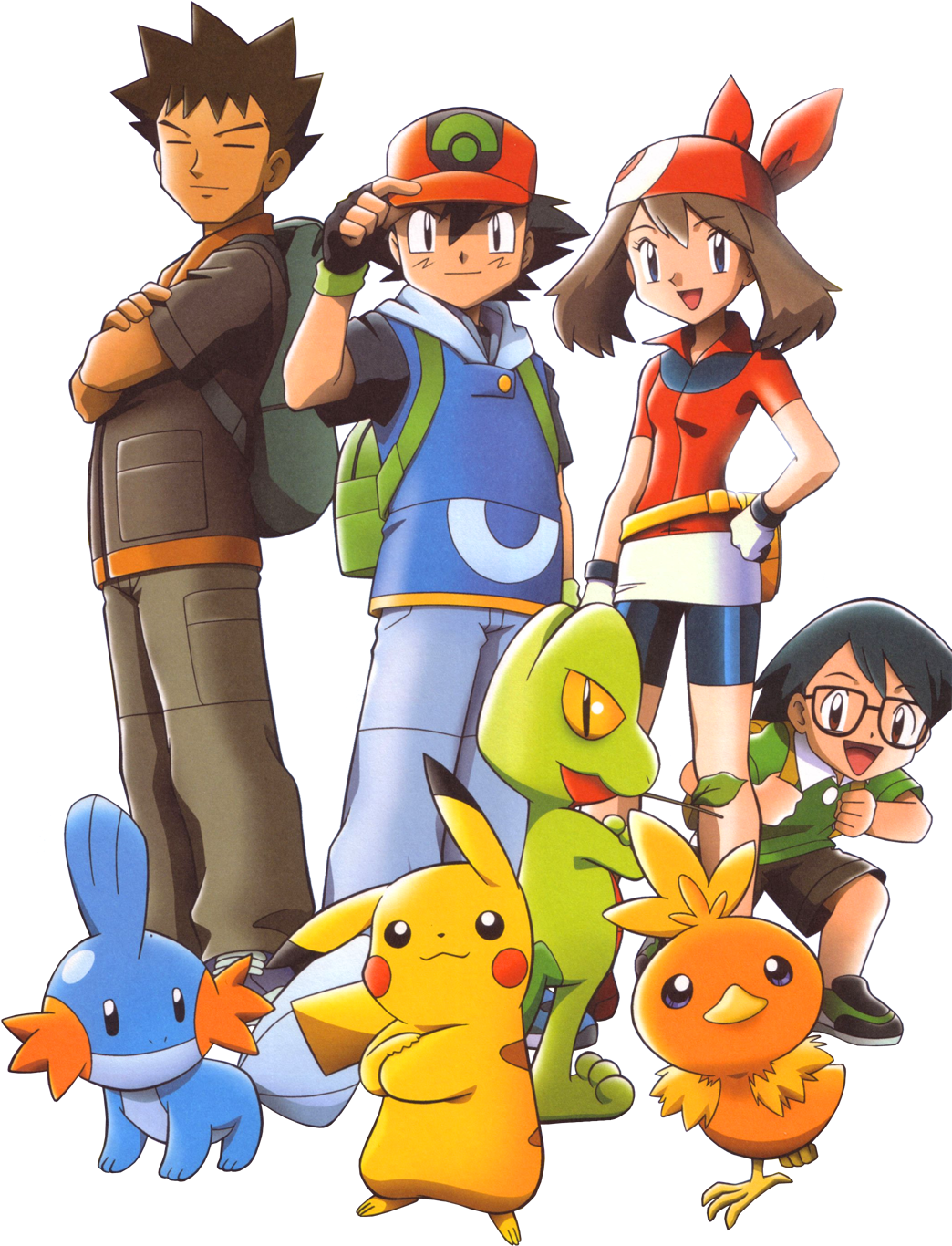 Advanced Generations Group - Pokemon Clip Art Free (1047x1375)