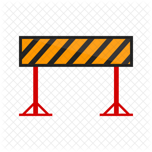 Barrier Icon - Traffic Sign In Nepal Road (512x512)