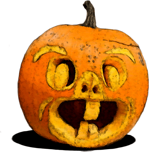 Halloween Pumpkin - Jack-o'-lantern (600x590)
