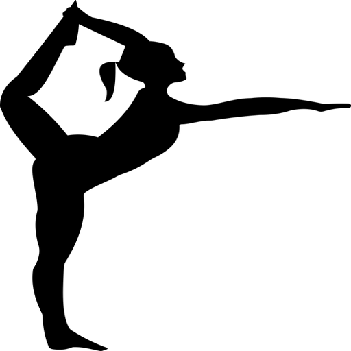 Medical & Vending Automation - Gymnast Silhouette Transparent Background (512x512)