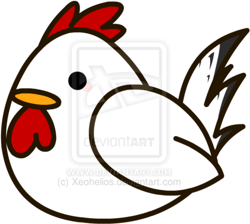 Kawaii Chicken Images - Chicken Chibi Cute (600x514)