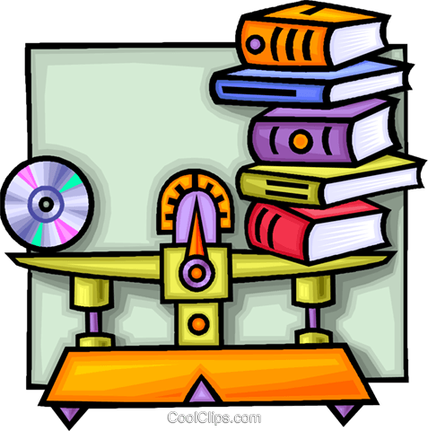 Scales Royalty Free Vector Clip Art Illustration - Compare And Contrast Text (477x480)