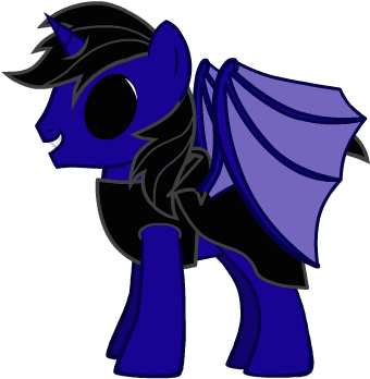 Eyeless Jack Clipart Pony - Clip Art (359x374)