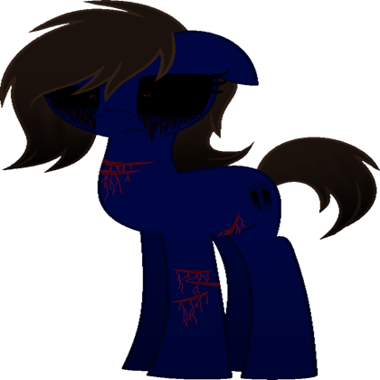 Eyeless Jack Clipart Pony - Eyeless Jack As A Pony (420x420)