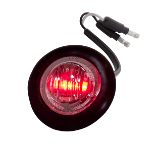 Mini Round Clear/red 2-wire Clearance Marker Light - Light (470x352)