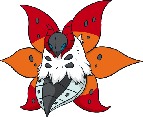 Volcarona - Pokemon Rental Team Qr Code (502x412)