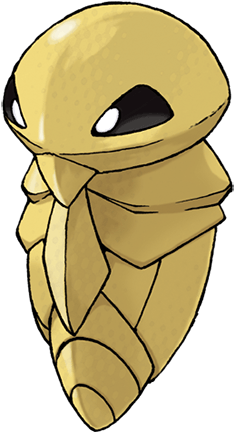 Kakuna Official Artwork - Yellow Pokemons (475x475)