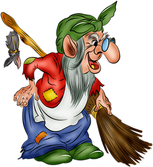 Баба Яга - Баба Яга Для Детей (647x699)