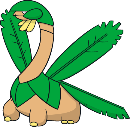 Artwork Tropius Ken Sugimori, Artwork Tropius Dream - Pokemon Tropius (433x422)