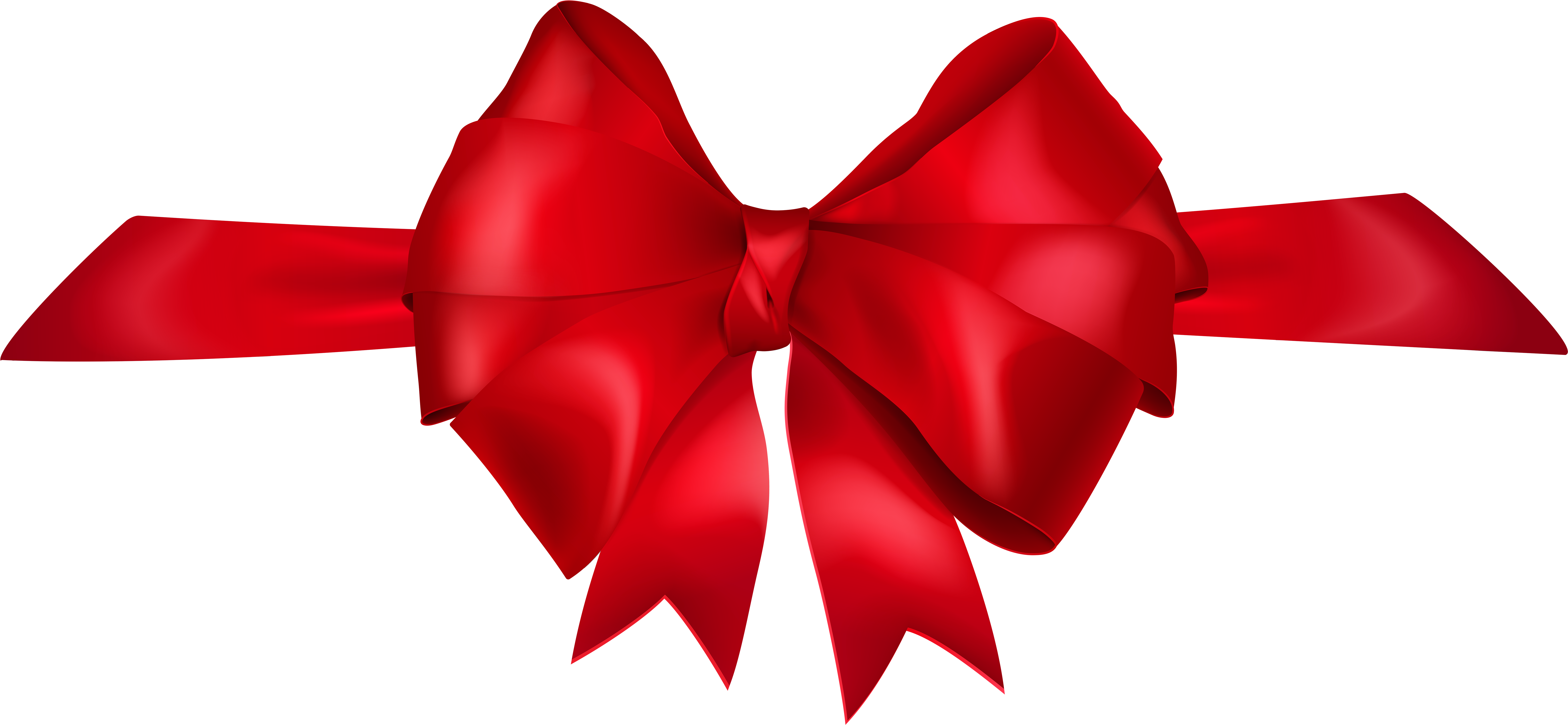 Red Bow - Free Red Bow Png (8000x3760)