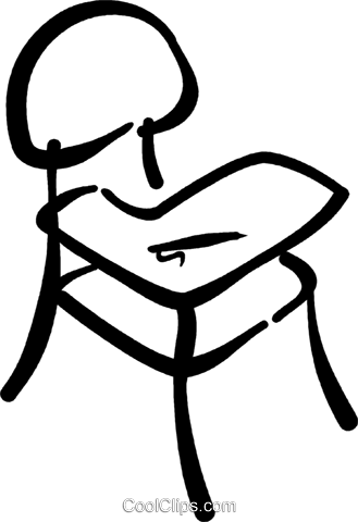 School Desk Royalty Free Vector Clip Art Illustration - School Desk Royalty Free Vector Clip Art Illustration (329x480)