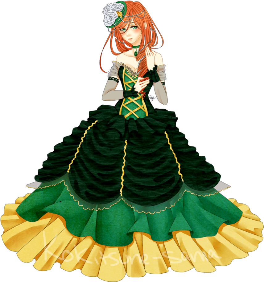 Catherine Formal Wear By Koike-sama - Anime Girl With Victorian Dress (900x950)