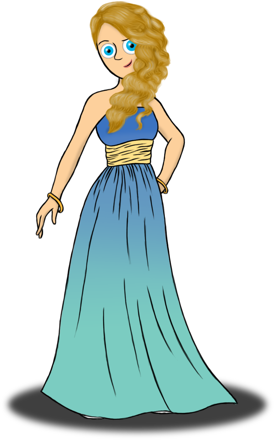 Melinda's Formal Outfit By Deannaphantom13 Melinda's - Cartoon (1024x1556)
