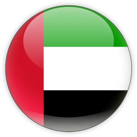 United Arab Emirates Round Flag (640x480)
