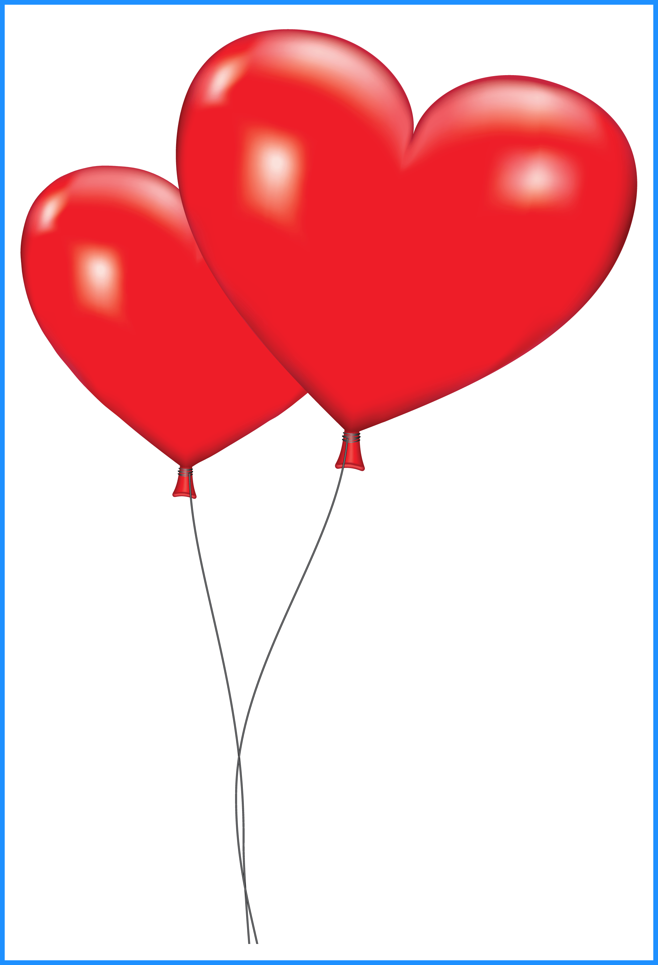 Bouquet Png Balloon Bouquet Png The Best Orange Balloon - Heart Shaped Balloons Png (2130x3121)