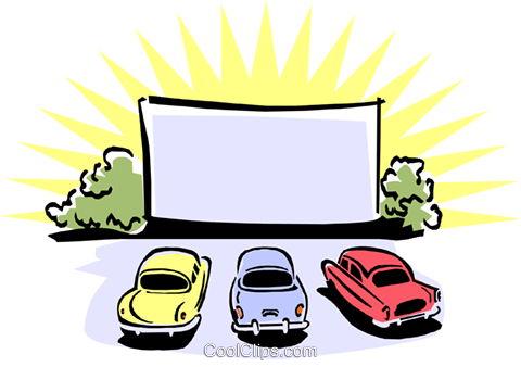 Drive In Movie Theater Clipart 2 By Lacey - Drive In Movie Clip Art (480x338)