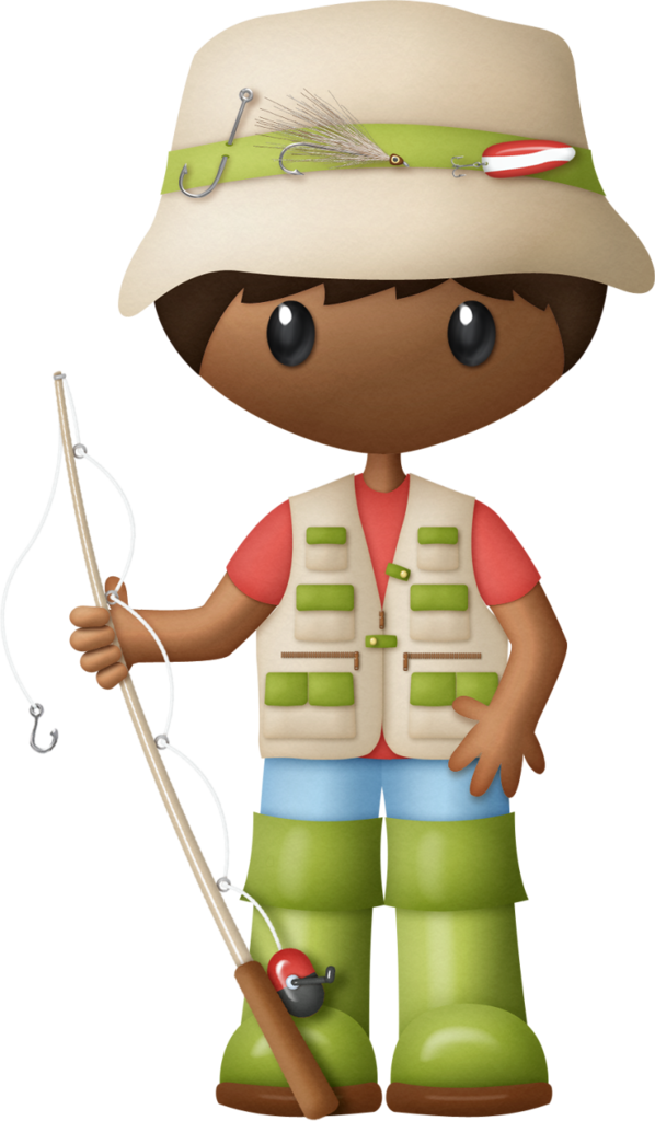 Kaagard Fishinghole Fisherboy1 - Menino À Pesca Desenho (598x1024)