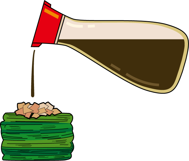 Soy Sauce Nimono Sushi Food Clip Art - Condiment (633x539)