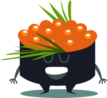 Sushi And Chinese Food Emojis Messages Sticker-5 - Food (408x408)