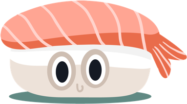 Sushi And Chinese Food Emojis Messages Sticker-8 - Animated Sushi (408x408)