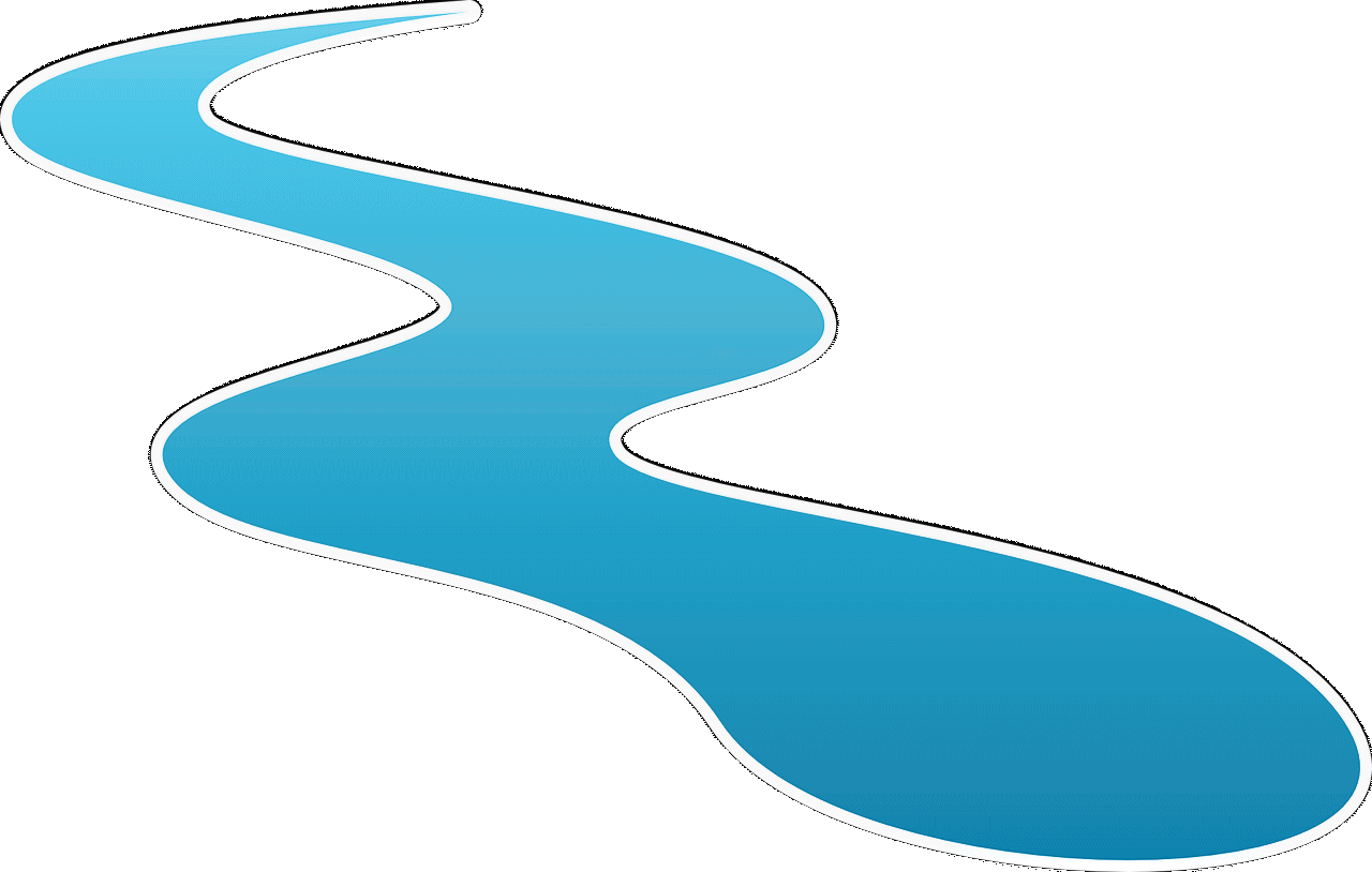 River Clipart Stream - Clip Art River (1280x814)