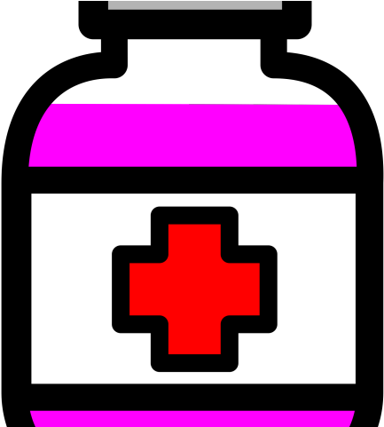 Medicine Clipart Betadine - Medicine Bottle Clipart Free (640x480)