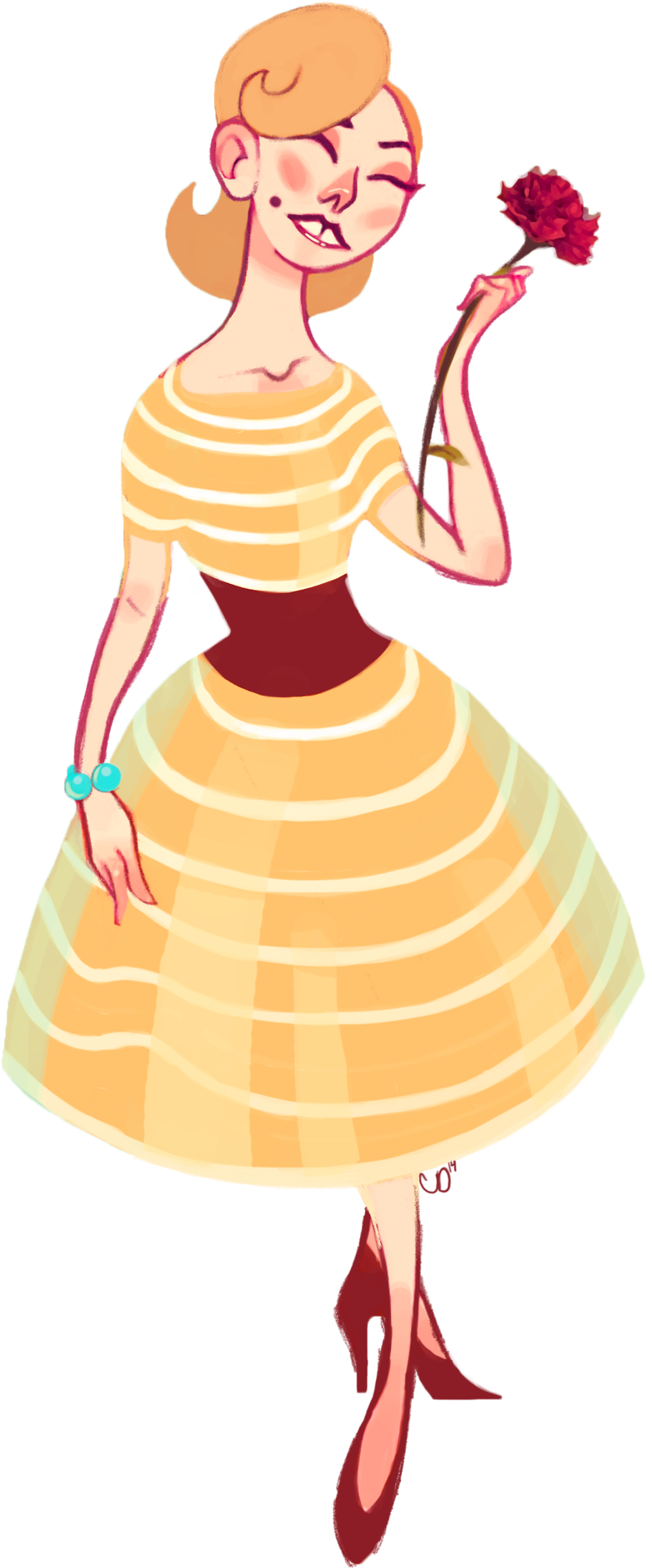 Original Characters Based Off Of A Caddy Vintage Housewife - Original Characters Based Off Of A Caddy Vintage Housewife (847x1920)