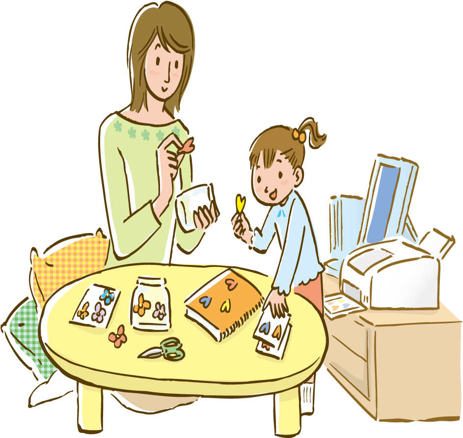 Housewife Daughter Clip Art - Food (1000x1000)