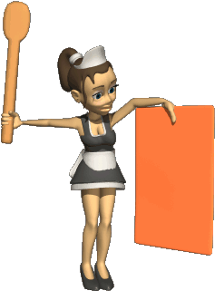 Don't Blame Housekeepers Blame The Hotel Owners They - House Keeping Cartoon Gif (350x350)