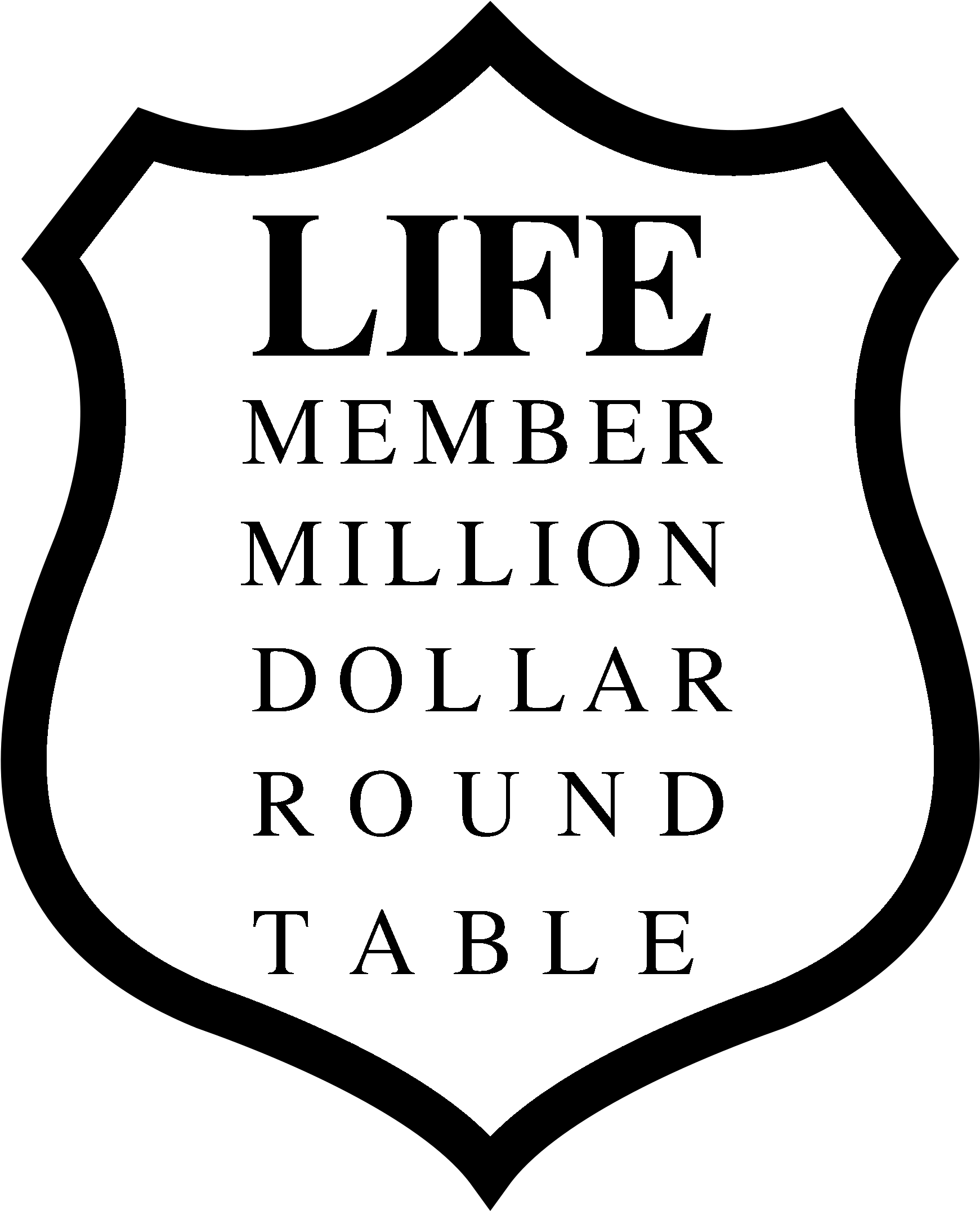 Million Dollar Round Table Logo Black And White - Mdrt (2400x2400)