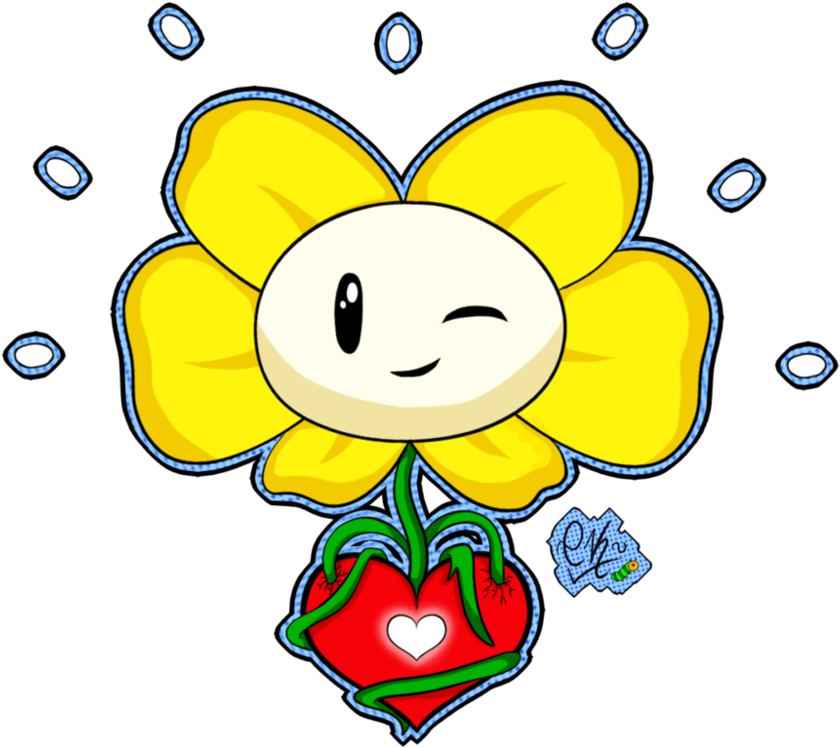 Flowey The Flower By Chocokris - Flowey (999x799)